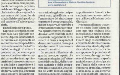 Nel nostro Paese manca ancora oggi una cultura della mediazione – Il Giornale 22.10.2016